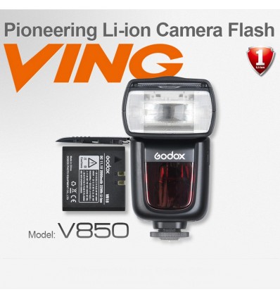 GODOX Ving 850II Li-ion kameraflash - Ledetal 60 7