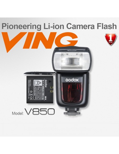 GODOX Ving 850II Li-ion kameraflash - Ledetal 60 7