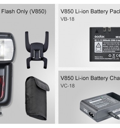 GODOX Ving 850II Li-ion kameraflash - Ledetal 60 10