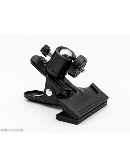 Klemme med kuglehoved