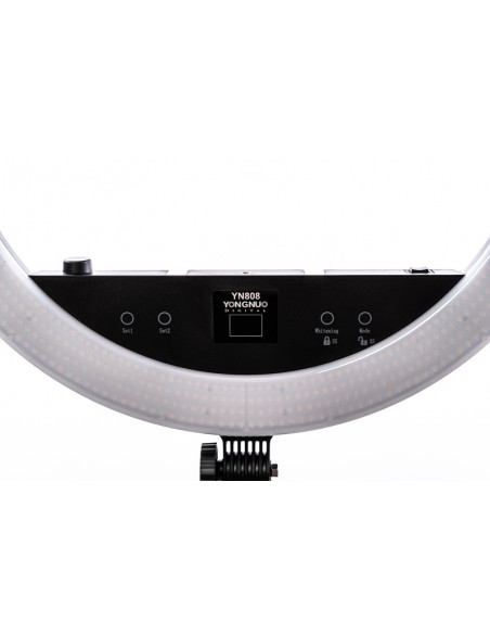 YONGNUO YN808 Pro LED video ringlight 3200K - 5600K