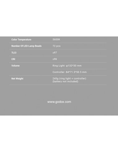 Godox Ring72 Macro LED Ringlight