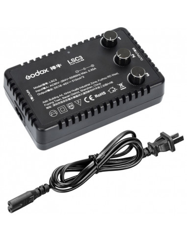 Godox LED telt med 3 paneler, 80cm