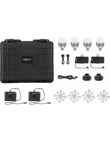 Nanlite PavoBulb 10C 4 light kit