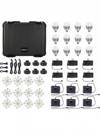 Nanlite PavoBulb 10C 12 light kit