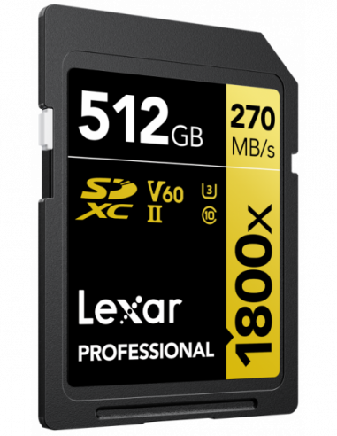 Lexar Pro 1800x SDXC U3 (V60) UHS-II...