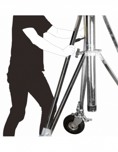 Kupo 756 Jumbo Stand with Braked Wheels