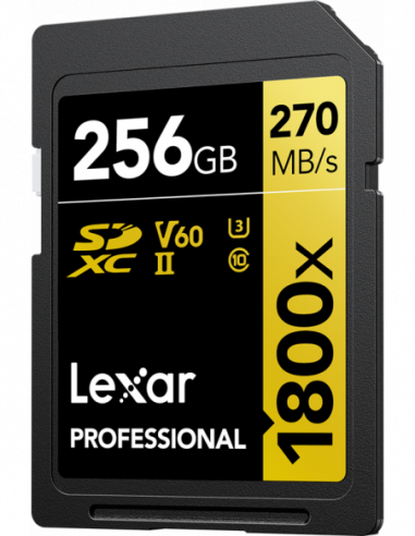 Lexar Pro 1800x SDXC U3 (V60) UHS-II...