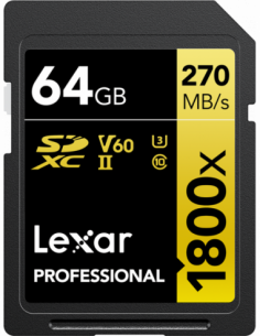 Lexar Pro 1800x SDXC U3...