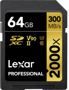 Lexar Pro 2000X SDHC/SDXC...