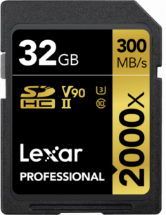 Lexar Pro 2000X SDHC/SDXC...