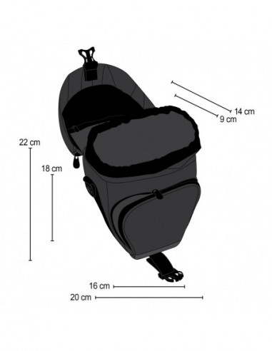 Mantona Premium Holster Bag white