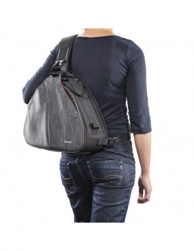 Mantona camera bag triangel grey
