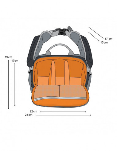 Mantona camera bag ElementsPro 20 orange