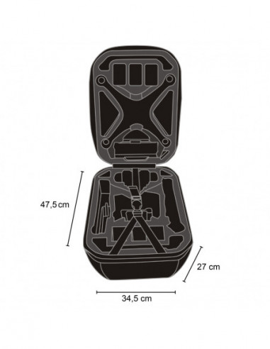 Mantona drone backpack for DJI Phantom 4