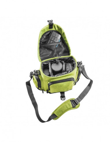 Mantona Premium Kameratasche grün