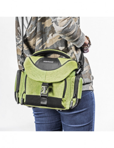 Mantona Premium Kameratasche grün