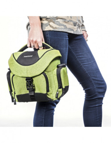 Mantona Premium Kameratasche grün
