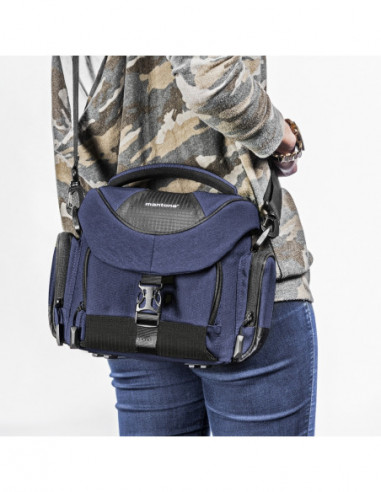 Mantona Premium Camerabag blue