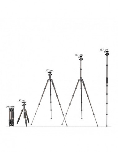 mantona light traveller Carbon black