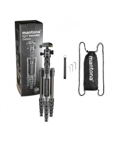 mantona light traveller Carbon black