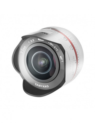 Samyang 7/3,5 Fisheye APS-C MFT silver