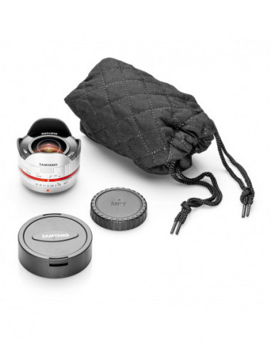 Samyang 7/3,5 Fisheye APS-C MFT silver