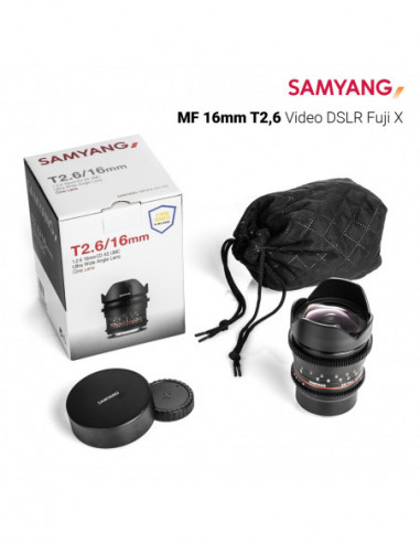 Samyang 16mm T2,6 Video DSLR Fuji X