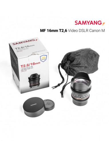 Samyang 16mm T2,6 Video DSLR Canon M