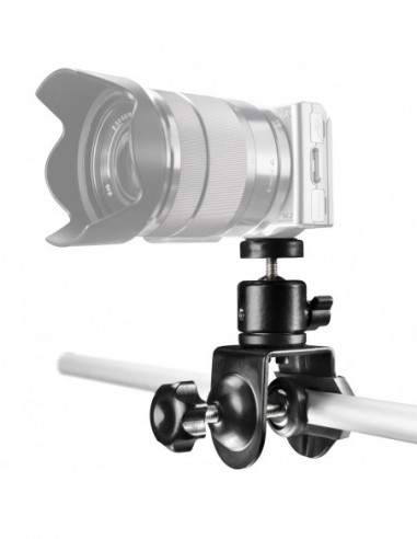 Walimex pro Tube Clamp with Ball Head