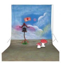 walimex pro stofbaggrund 'Love-Letter',3x6m 0 2