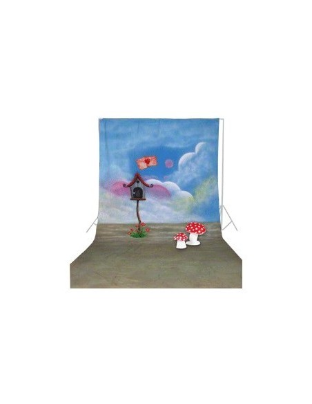 walimex pro stofbaggrund 'Love-Letter',3x6m 1