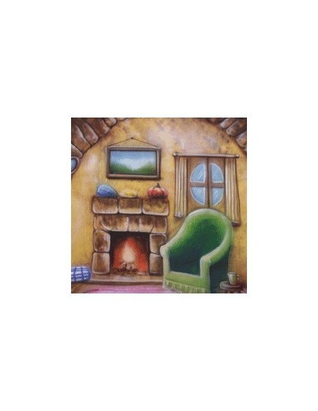 walimex pro stofbaggrund 'Homey',3x6m 2