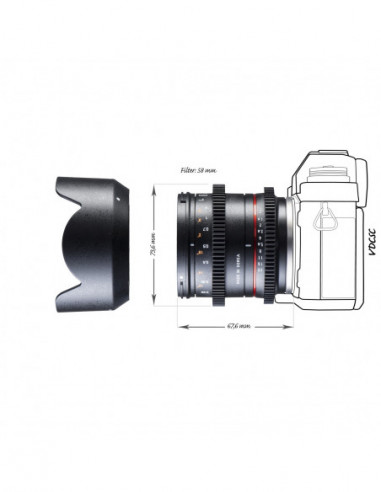 Walimex pro 21/1,5 Video APS-C Sony E