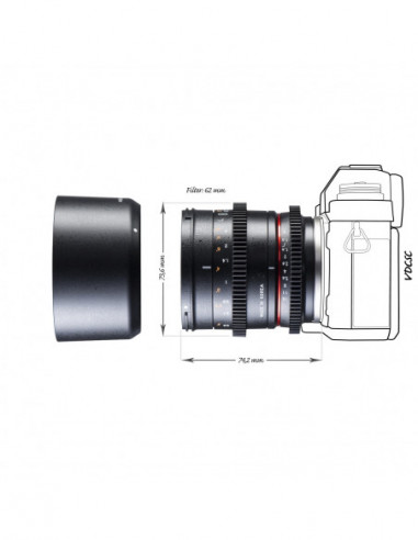 Walimex pro 50/1,3 Video APS-C Sony E