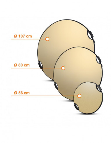 Walimex pro 5in1 Faltreflektor wavy...