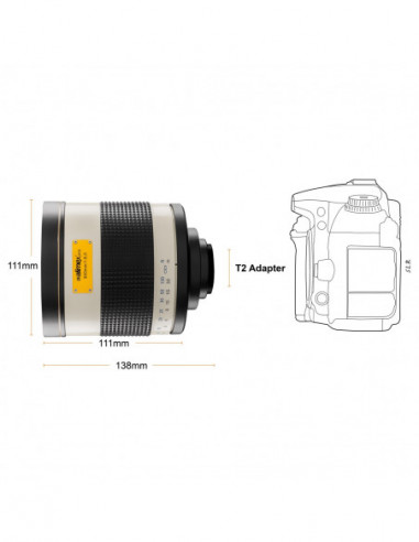 Walimex pro 800/8,0 DSLR Mirror Canon R