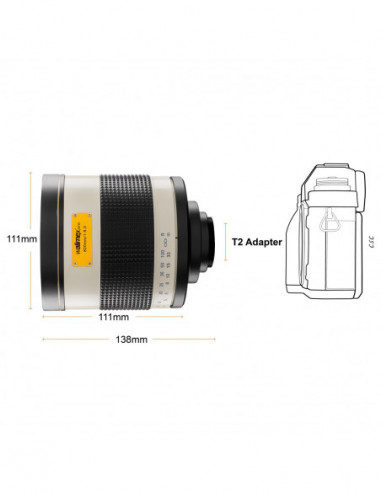 Walimex pro 800/8,0 DSLR Mirror...