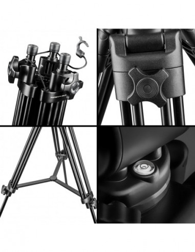 Walimex pro EI-717 Video-Pro-Tripod,...