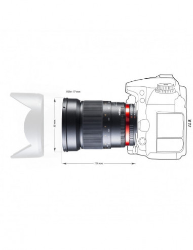 Walimex pro 35/1,4 DSLR Nikon F AE black