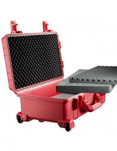 Mantona Outdoor Protective Trolley, red