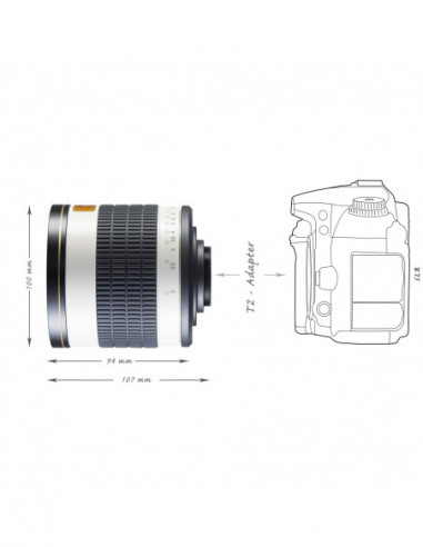 Walimex pro 500/6,3 CSC Mirror Canon...