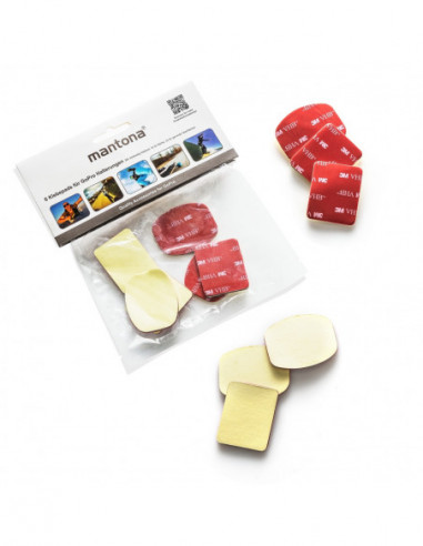 Mantona Adhesive Pads 6 pcs for GoPro