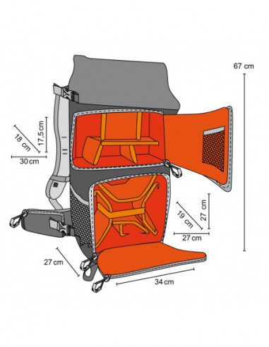 Mantona elementsPro camera- and dronebag
