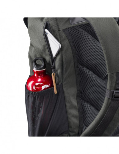 Mantona photo backpack Luis green, retro