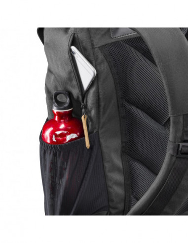 Mantona photo backpack Luis black, retro