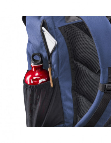 Mantona photo backpack Luis blue, retro