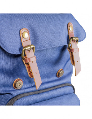 Mantona photo backpack Luis blue, retro
