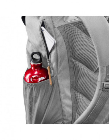 Mantona photo backpack Luis grey, retro