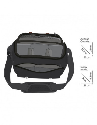 Mantona Camerabag Milano grande black